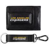 Los Angeles Chargers Leather Cash & Cardholder & Strap Key Chain - Los Angeles Chargers - Flyclothing LLC