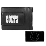 Indianapolis Colts Leather Cash & Cardholder & Black Money Clip - Indianapolis Colts - Flyclothing LLC