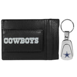 Dallas Cowboys Leather Cash & Cardholder & Steel Key Chain - Dallas Cowboys - Flyclothing LLC