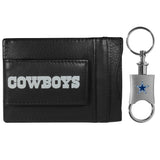 Dallas Cowboys Leather Cash & Cardholder & Valet Key Chain - Dallas Cowboys - Flyclothing LLC