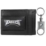 Philadelphia Eagles Leather Cash & Cardholder & Valet Key Chain - Philadelphia Eagles - Flyclothing LLC