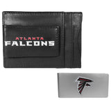 Atlanta Falcons Leather Cash & Cardholder & Money Clip - Atlanta Falcons - Flyclothing LLC
