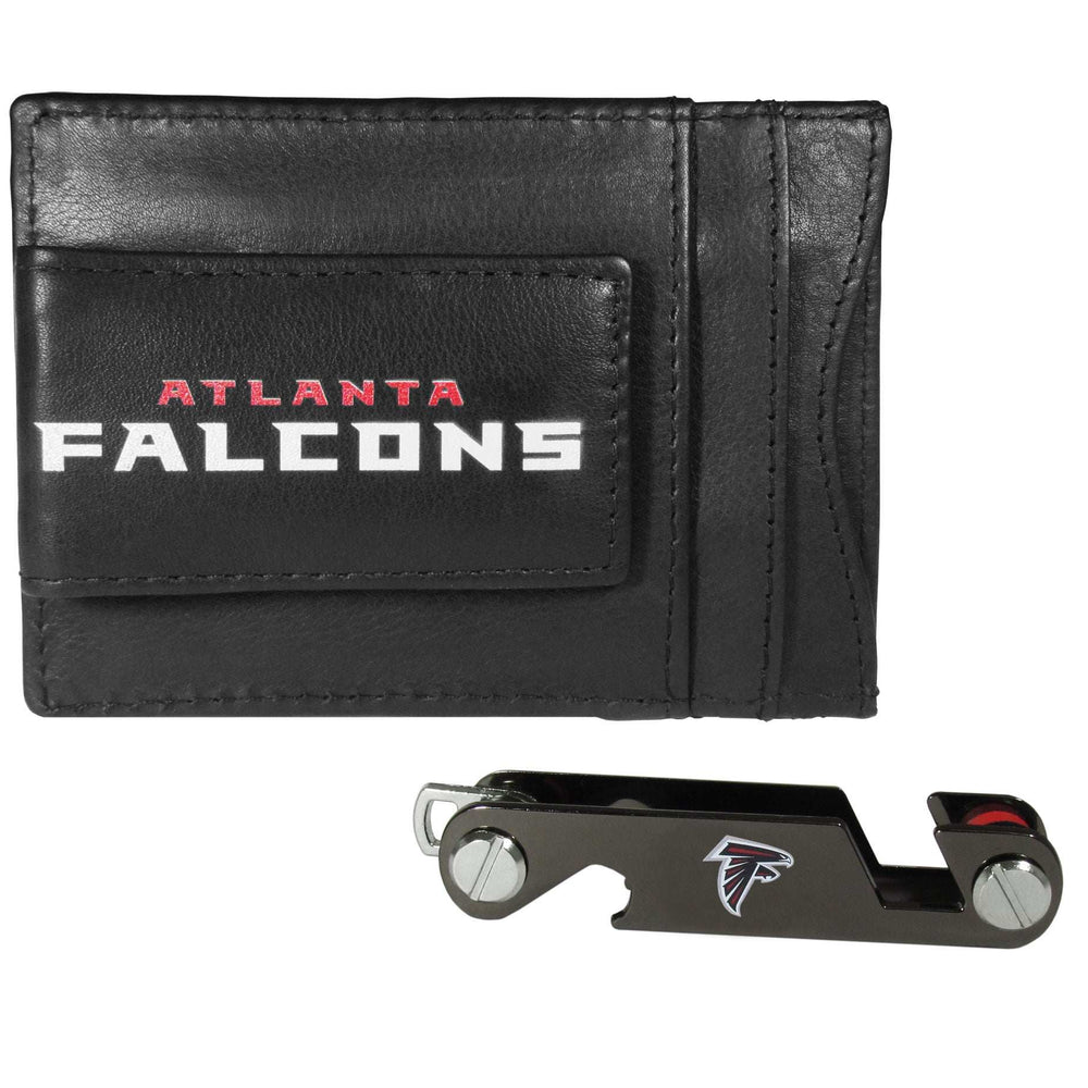 Atlanta Falcons Leather Cash & Cardholder & Key Organizer - Atlanta Falcons - Flyclothing LLC