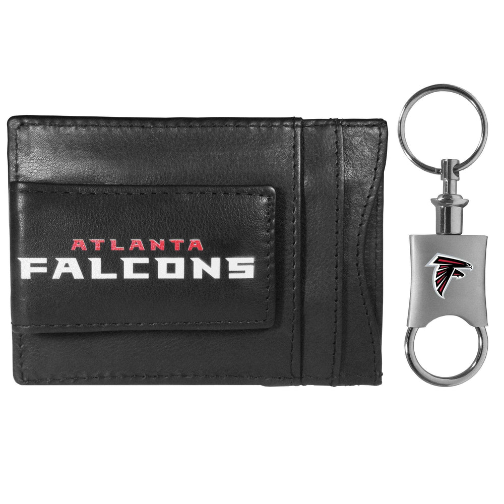 Atlanta Falcons Leather Cash & Cardholder & Valet Key Chain - Atlanta Falcons - Flyclothing LLC