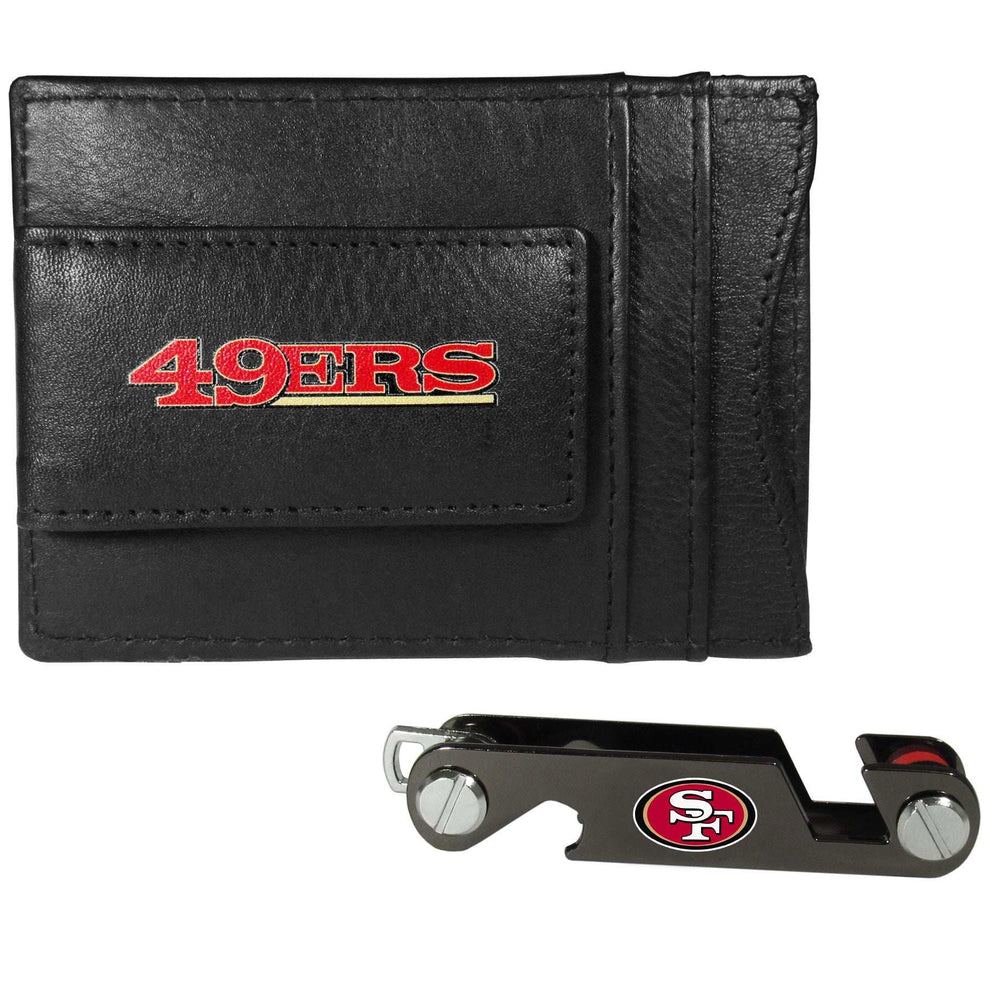 San Francisco 49ers Leather Cash & Cardholder & Key Organizer - San Francisco 49ers - Flyclothing LLC