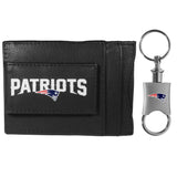 New England Patriots Leather Cash & Cardholder & Valet Key Chain - New England Patriots - Flyclothing LLC