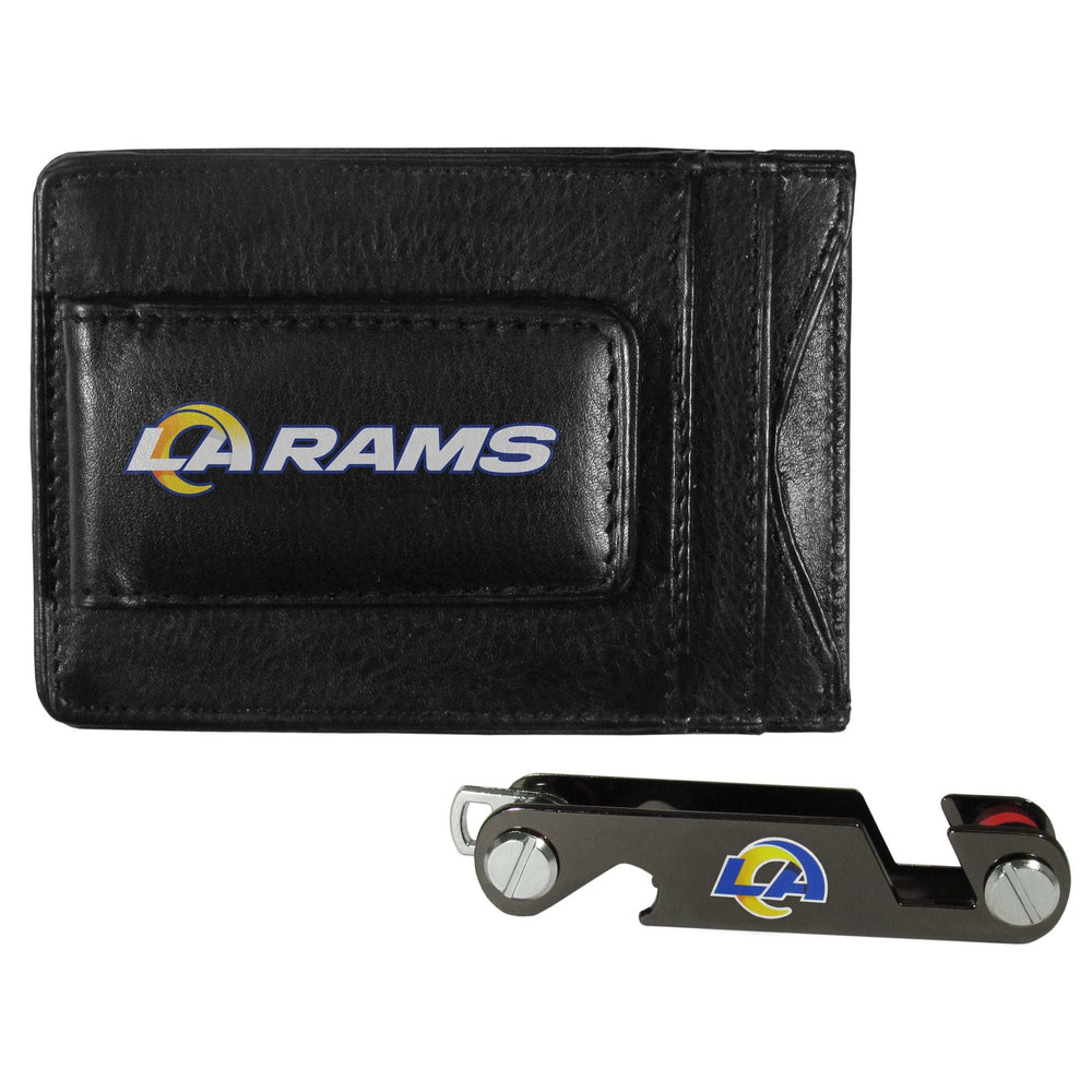 Los Angeles Rams Leather Cash & Cardholder & Key Organizer - Los Angeles Rams - Flyclothing LLC