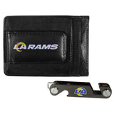 Los Angeles Rams Leather Cash & Cardholder & Key Organizer - Los Angeles Rams - Flyclothing LLC