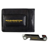 Washington Commanders Leather Cash & Cardholder & Key Organizer - Washington Commanders - Flyclothing LLC