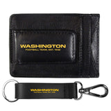 Washington Commanders Leather Cash & Cardholder & Strap Key Chain - Washington Commanders - Flyclothing LLC