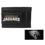 Jacksonville Jaguars Leather Cash & Cardholder & Black Money Clip - Jacksonville Jaguars - Flyclothing LLC