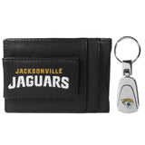 Jacksonville Jaguars Leather Cash & Cardholder & Steel Key Chain - Jacksonville Jaguars - Flyclothing LLC