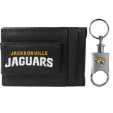 Jacksonville Jaguars Leather Cash & Cardholder & Valet Key Chain - Jacksonville Jaguars - Flyclothing LLC