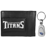 Tennessee Titans Leather Cash & Cardholder & Steel Key Chain - Tennessee Titans - Flyclothing LLC