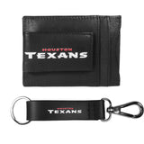 Houston Texans Leather Cash & Cardholder & Strap Key Chain - Houston Texans - Flyclothing LLC