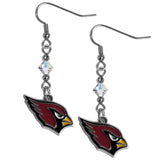 Arizona Cardinals Crystal Dangle Earrings - Arizona Cardinals - Flyclothing LLC
