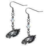 Philadelphia Eagles Crystal Dangle Earrings - Philadelphia Eagles - Flyclothing LLC