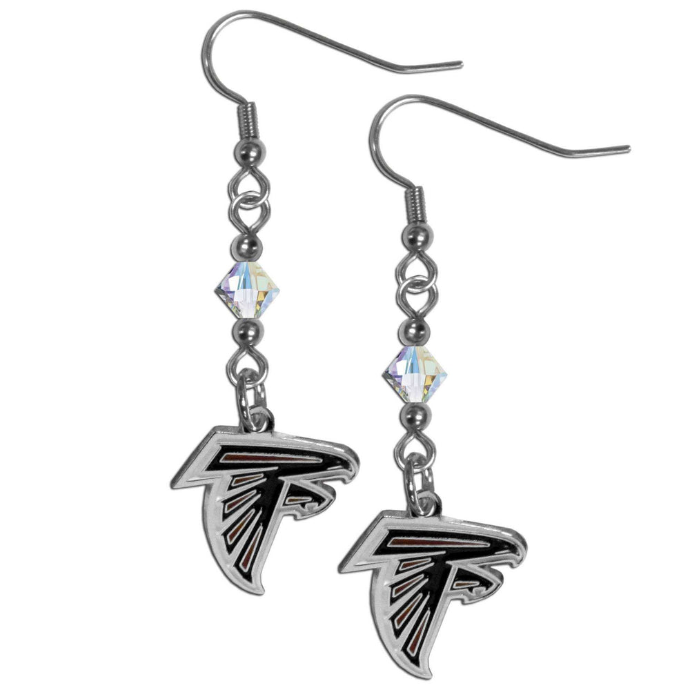 Atlanta Falcons Crystal Dangle Earrings - Atlanta Falcons - Flyclothing LLC