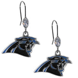 Carolina Panthers Crystal Dangle Earrings - Carolina Panthers - Flyclothing LLC