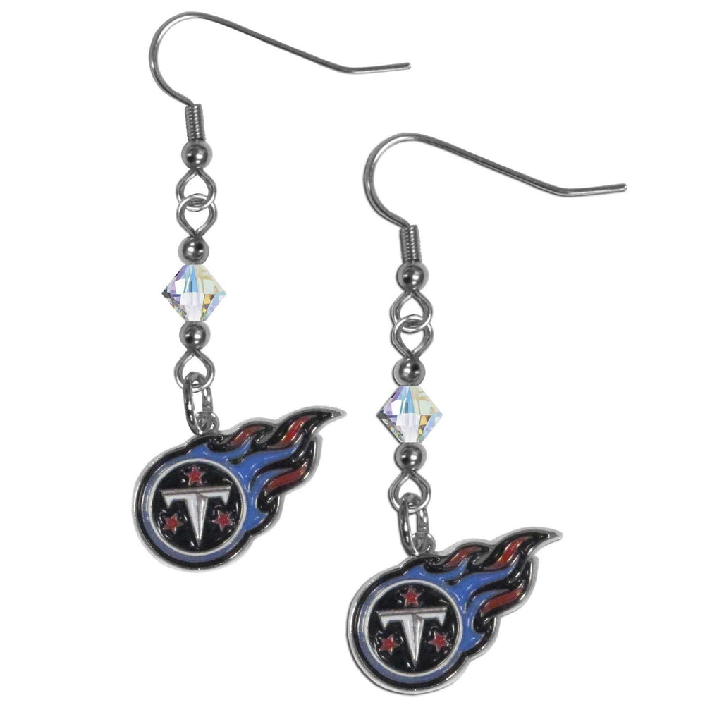 Tennessee Titans Crystal Dangle Earrings - Tennessee Titans - Flyclothing LLC