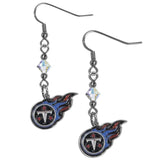 Tennessee Titans Crystal Dangle Earrings - Tennessee Titans - Flyclothing LLC