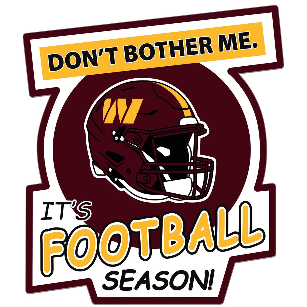 Washington Commanders Don't Bother Me Auto Decal - Washington Commanders - Flyclothing LLC