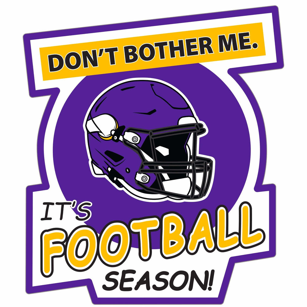 Minnesota Vikings Don't Bother Me Auto Decal - Minnesota Vikings - Flyclothing LLC