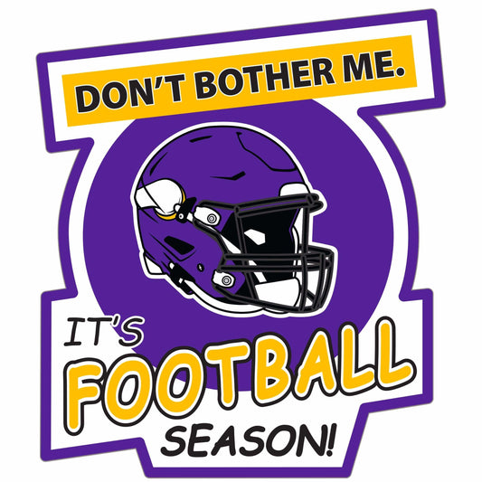Minnesota Vikings Don't Bother Me Auto Decal - Minnesota Vikings - Flyclothing LLC