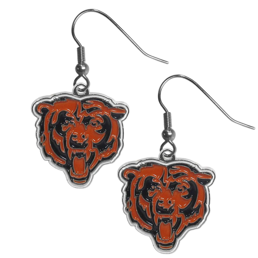 Chicago Bears Chrome Dangle Earrings - Chicago Bears - Flyclothing LLC