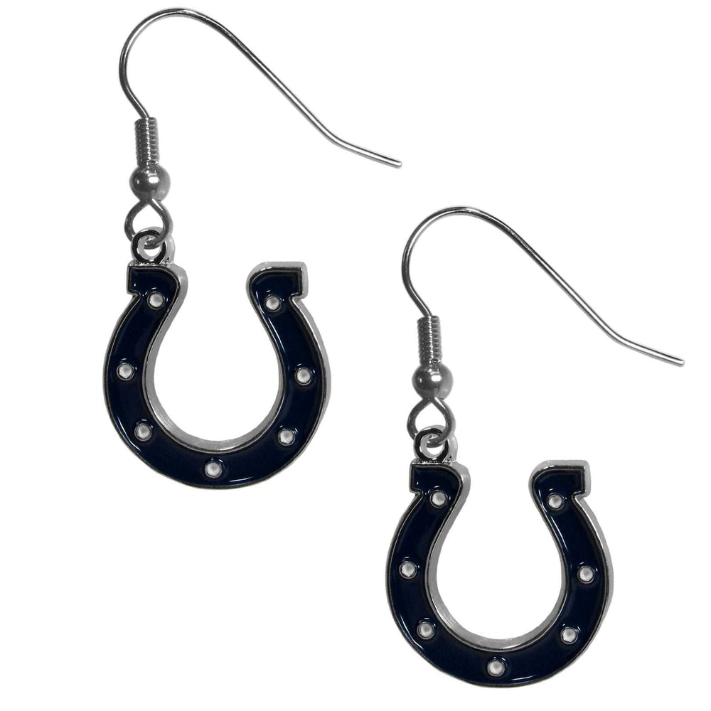 Indianapolis Colts Chrome Dangle Earrings - Indianapolis Colts - Flyclothing LLC