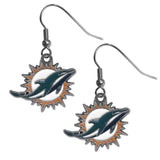 Miami Dolphins Dangle Earrings - Miami Dolphins - Flyclothing LLC