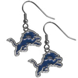Detroit Lions Chrome Dangle Earrings - Detroit Lions - Flyclothing LLC