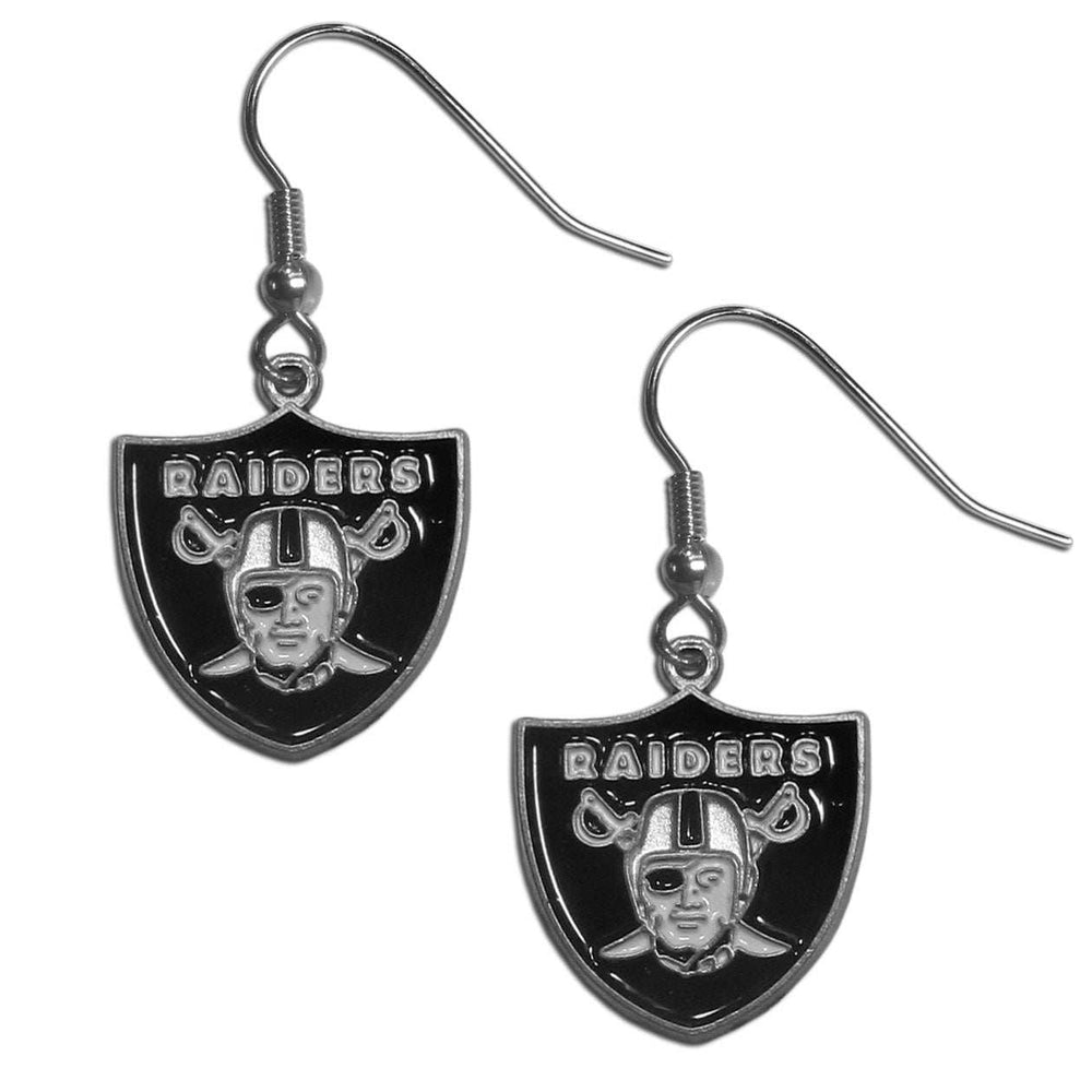 Las Vegas Raiders Dangle Earrings - Las Vegas Raiders - Flyclothing LLC