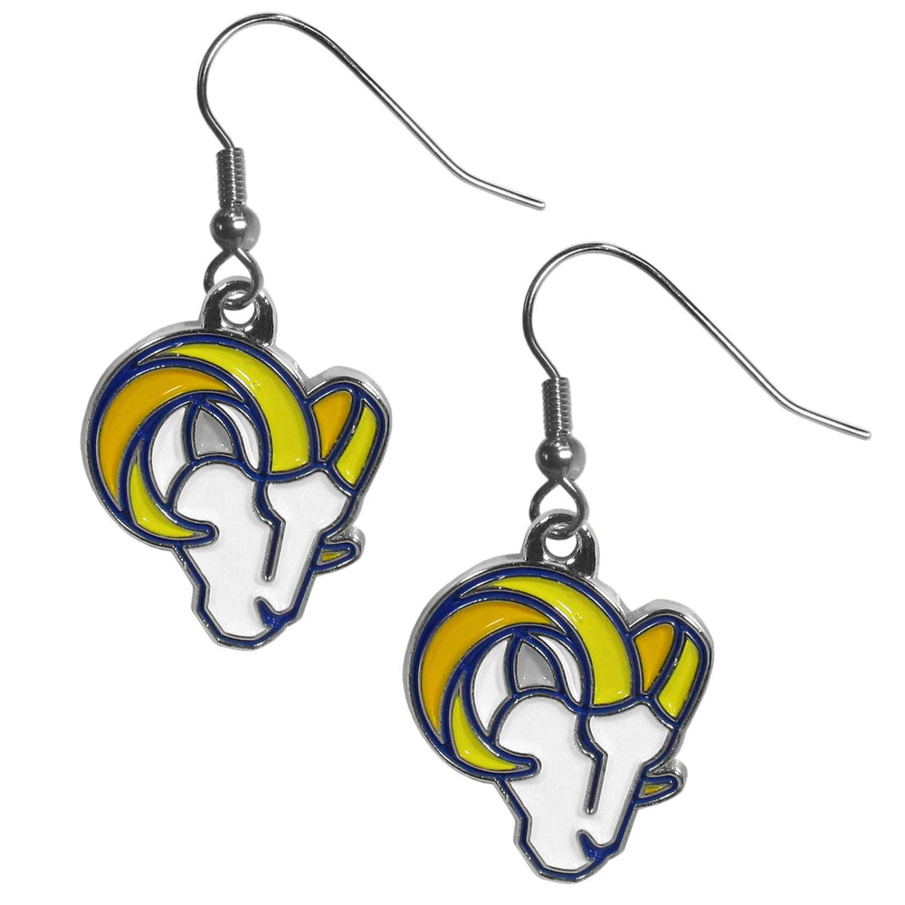 Los Angeles Rams Chrome Dangle Earrings - Los Angeles Rams - Flyclothing LLC