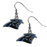 Carolina Panthers Chrome Dangle Earrings - Carolina Panthers - Flyclothing LLC