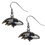 Baltimore Ravens Chrome Dangle Earrings - Baltimore Ravens - Flyclothing LLC