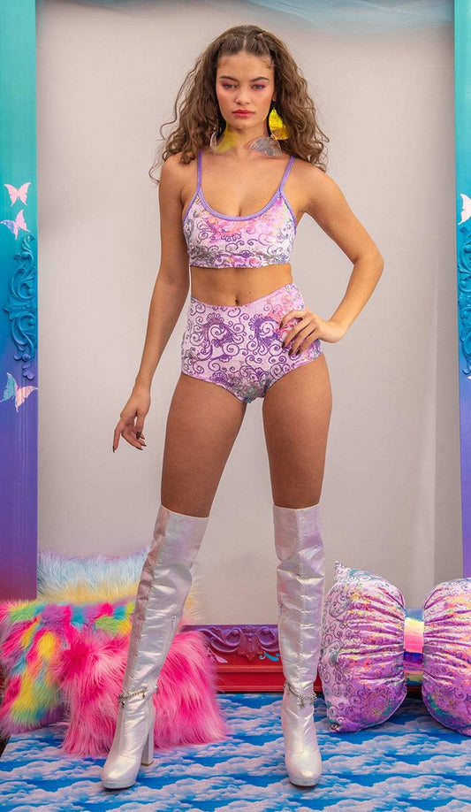 J-Valentine FF150 - Sequin Velvet Short - J. Valentine - Flyclothing LLC