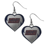 New York Giants Heart Dangle Earrings - New York Giants - Flyclothing LLC