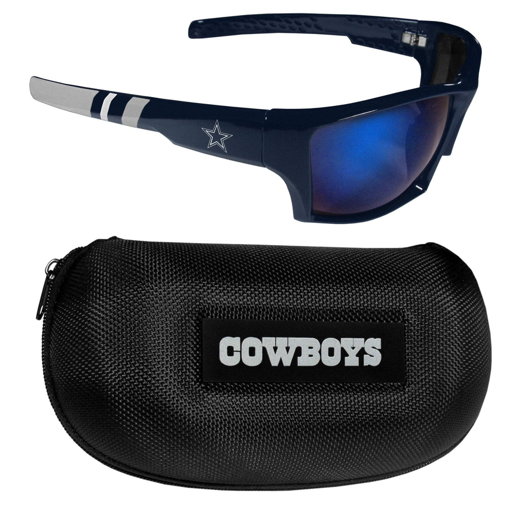 Dallas Cowboys Edge Wrap Sunglass and Case Set - Dallas Cowboys - Flyclothing LLC