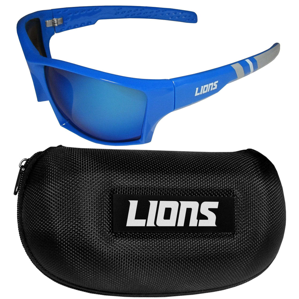 Detroit Lions Edge Wrap Sunglass and Case Set - Detroit Lions - Flyclothing LLC