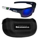 Seattle Seahawks Edge Wrap Sunglass and Case Set - Seattle Seahawks - Flyclothing LLC