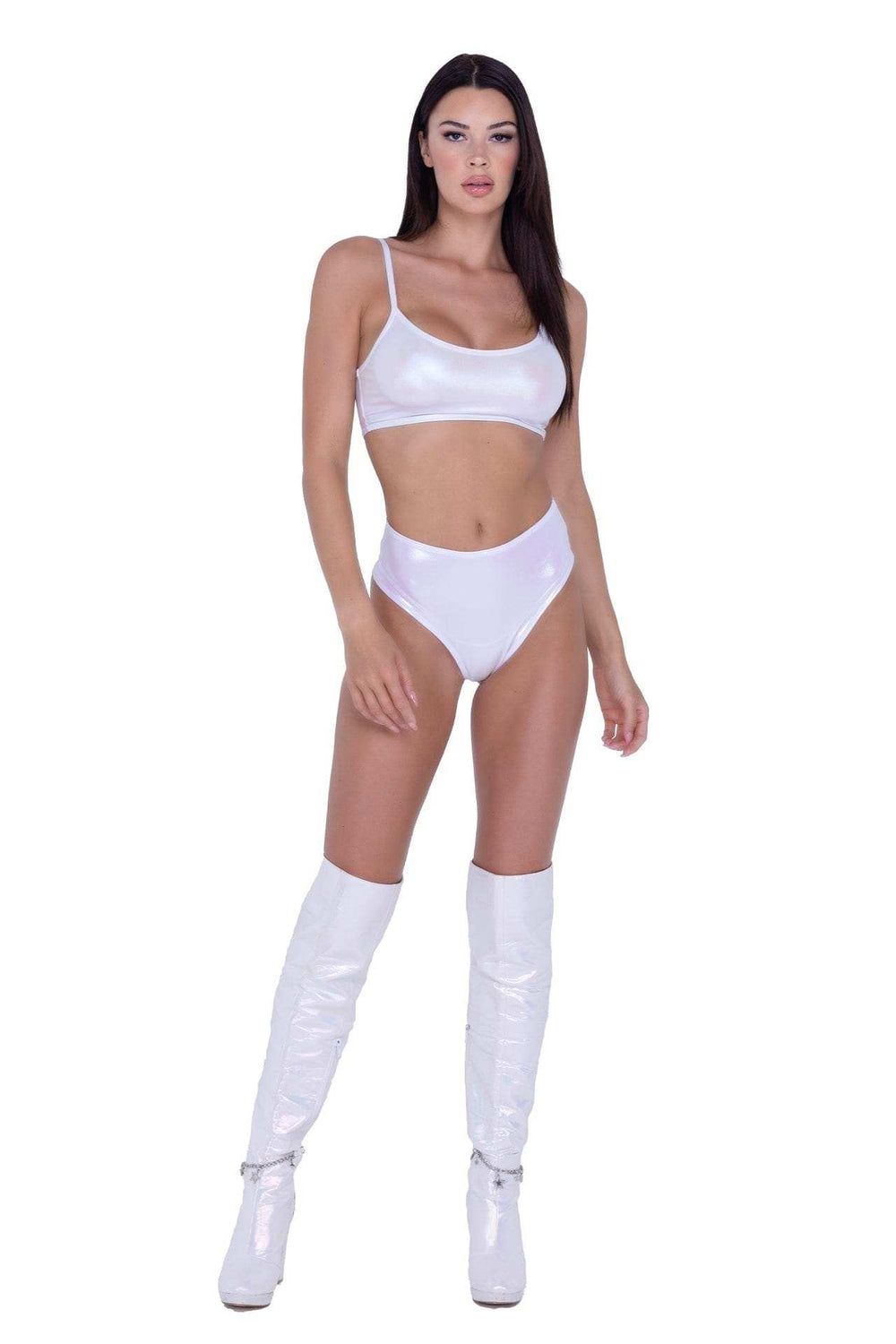 J-Valentine FR138 - Unicorn Foil High-Rise Thong - J. Valentine - Flyclothing LLC
