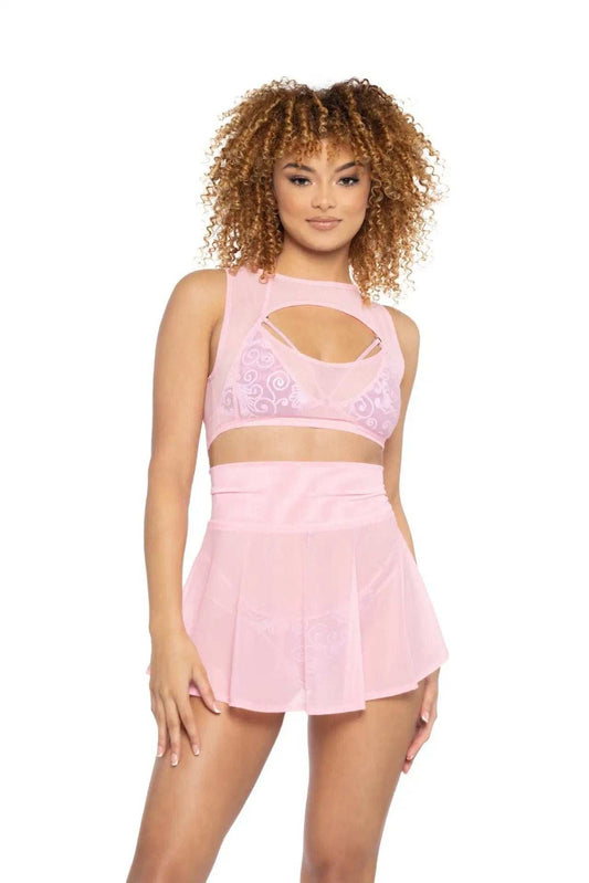 J-Valentine FF336 - Mesh Skater Skirt - J. Valentine - Flyclothing LLC