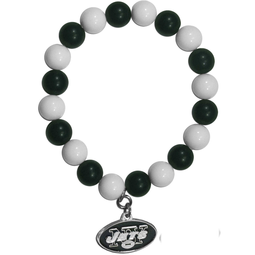 New York Jets Fan Bead Bracelet - New York Jets - Flyclothing LLC