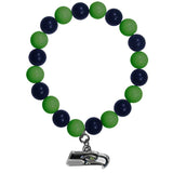 Seattle Seahawks Fan Bead Bracelet - Seattle Seahawks - Flyclothing LLC
