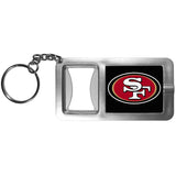 San Francisco 49ers Flashlight Key Chain with Bottle Opener - San Francisco 49ers - Flyclothing LLC