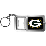 Green Bay Packers Flashlight Key Chain with Bottle Opener - Green Bay Packers - Flyclothing LLC