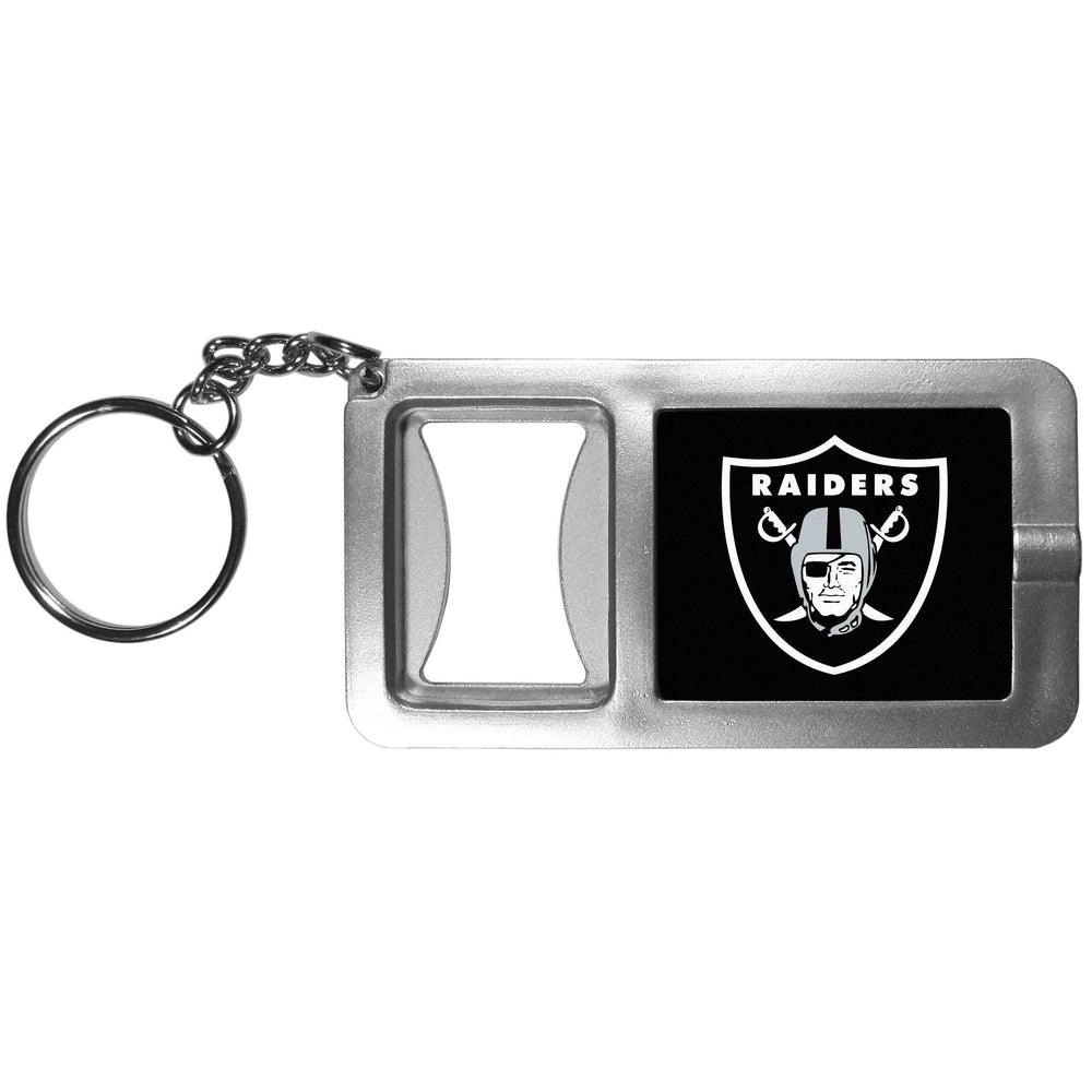 Las Vegas Raiders Flashlight Key Chain with Bottle Opener - Las Vegas Raiders - Flyclothing LLC
