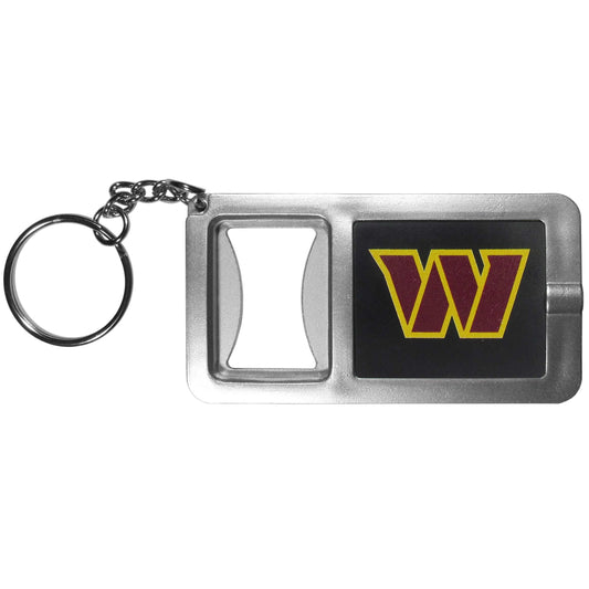 Washington Commanders Flashlight Key Chain with Bottle Opener - Washington Commanders - Flyclothing LLC