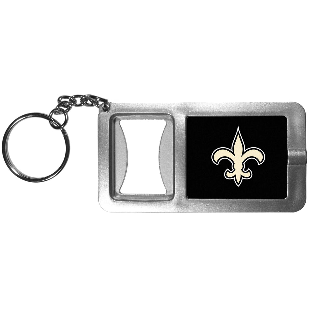 New Orleans Saints Flashlight Key Chain with Bottle Opener - New Orleans Saints - Flyclothing LLC